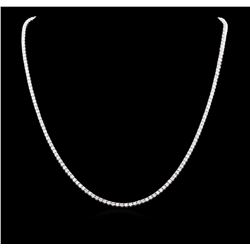 18KT White Gold 3.54ctw Diamond Necklace