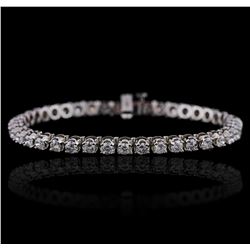 14KT White Gold 4.47ctw Diamond Bracelet