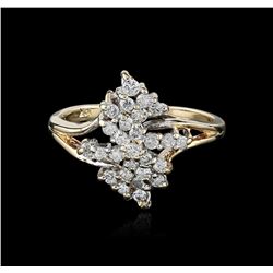 14KT Yellow Gold 0.25ctw Diamond Ring