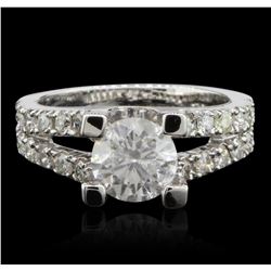 14KT White Gold 1.75ctw Diamond Ring