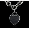 Image 2 : Tiffany & Co. SILVER Heart Charm Necklace