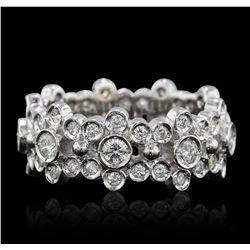 14KT White Gold 1.10ctw Diamond Ring