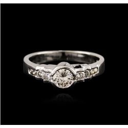 Platinum 0.35ctw Diamond Ring