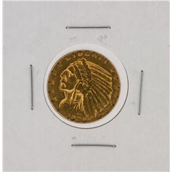 1909 $5 Indian Head Half Eagle Coin