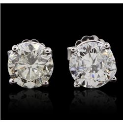 14KT White Gold 1.98ctw Diamond Stud Earrings