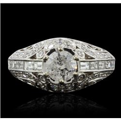 18KT White Gold 1.96ctw Diamond Ring