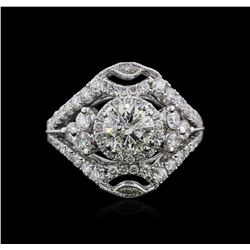 18KT White Gold 2.37ctw Diamond Ring