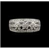 Image 1 : 0.50ctw Diamond Ring - 14KT White Gold