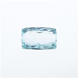 7.93ct. Natural Cushion Cut Aquamarine