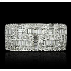 14KT White Gold 1.29ctw Diamond Ring