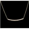 Image 2 : 14KT Yellow Gold 0.84ctw Diamond Necklace