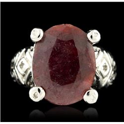 SILVER 9.00ct Ruby Ring