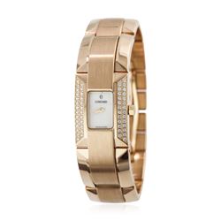 Concord 18KT Rose Gold 0.30ctw La Scala Diamond Ladies Watch