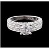 Image 1 : 18KT White Gold 1.86ctw Diamond Ring