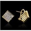 Image 2 : 18KT Yellow Gold 2.51ctw Diamond Earrings