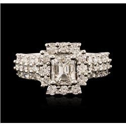 14KT White Gold EGL USA Certified 2.29ctw Diamond Ring