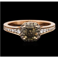 14KT Rose Gold 1.45ctw Diamond Ring