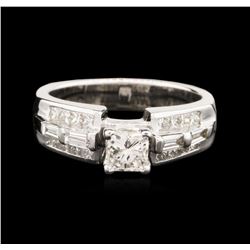 14KT White Gold 0.71ctw Diamond Ring