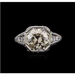 Platinum 2.85ctw Diamond Ring