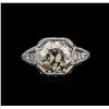 Image 1 : Platinum 2.85ctw Diamond Ring