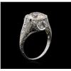 Image 3 : Platinum 2.85ctw Diamond Ring