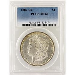 1882-CC PCGS MS64 Morgan Silver Dollar