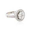 Image 2 : 14KT White Gold 1.75ctw Diamond Ring