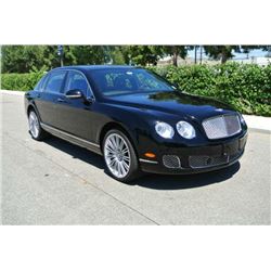 2012 Black Bentley Continental Flying Spur