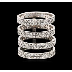 14KT White Gold 1.07ctw Diamond Ring