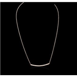 14KT Rose Gold 0.84ctw Diamond Necklace