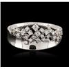 Image 1 : 14KT White Gold 0.38ctw Diamond Ring