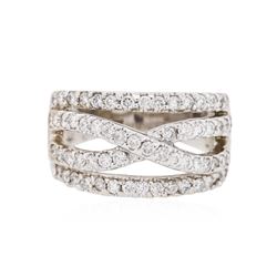 14KT White Gold 0.76ctw Diamond Ring