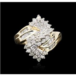 10KT Two-Tone Gold 1.00ctw Diamond Ring