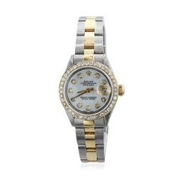 Rolex DateJust Two-Tone Diamond Ladies Watch