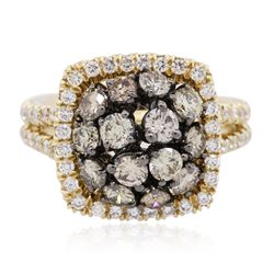 14KT Yellow Gold 1.93ctw Diamond Ring