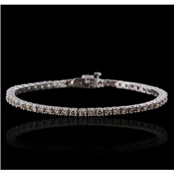 14KT White Gold 5.34ctw Diamond Tennis Bracelet