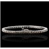 Image 2 : 14KT White Gold 5.34ctw Diamond Tennis Bracelet