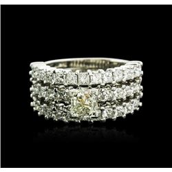 Platinum 2.77ctw Diamond Ring