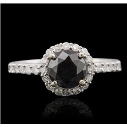 14KT White Gold 1.51ctw Diamond Ring