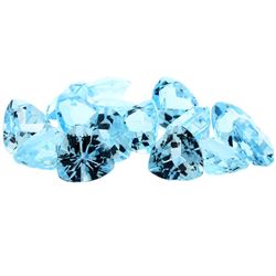 60.59cts Trillion Cut Natural Blue Topaz Parcel