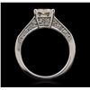 Image 3 : 18KT White Gold 2.43ctw Diamond Ring