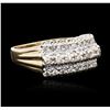 Image 2 : 14KT Two-Tone Gold 0.50ctw Diamond Ring