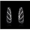Image 1 : 14KT White Gold 5.22ctw Diamond Earrings
