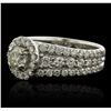 Image 2 : 14KT White Gold 2.62ctw Diamond Ring