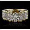 Image 1 : 18KT Yellow Gold 3.04ctw Diamond Ring