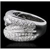 Image 2 : 18KT White Gold 1.13ctw Diamond Ring