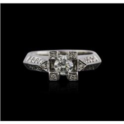 14KT White Gold 0.90ctw Diamond Ring