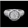 Image 1 : 14KT White Gold 2.65ctw Diamond Ring