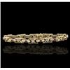 Image 1 : 14KT Yellow Gold 0.85ctw Diamond Bracelet