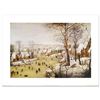 Image 1 : Winter Landscape with Skaters and Bird-trap by Brueghel